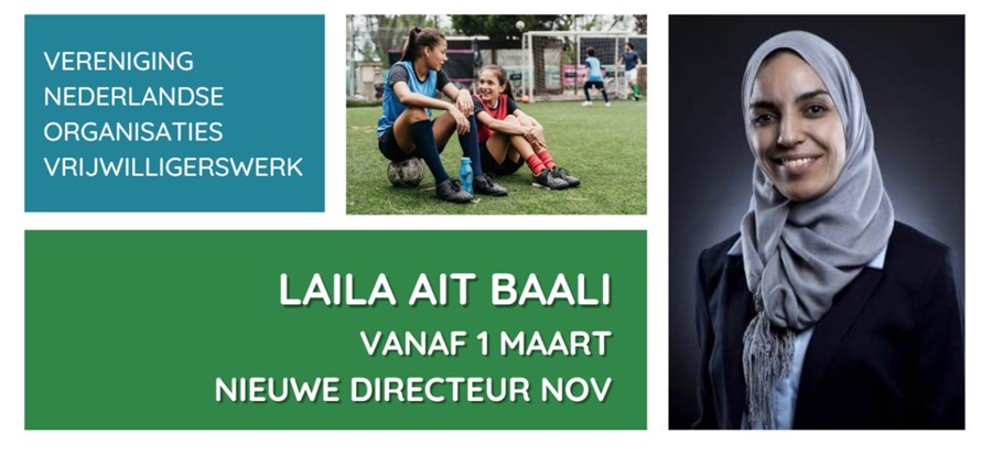Bericht Laila Ait Baali nieuwe directeur Vereniging NOV bekijken